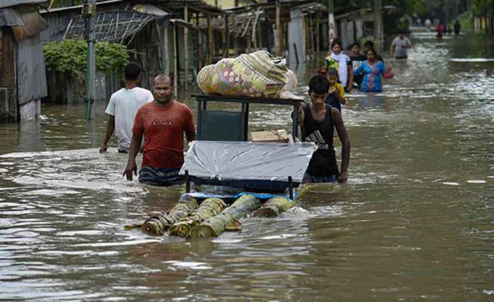 3 dead, nearly 25,000 affected due to flash floods, landslides in Assam;  roads, bridges damaged | India News – India TV