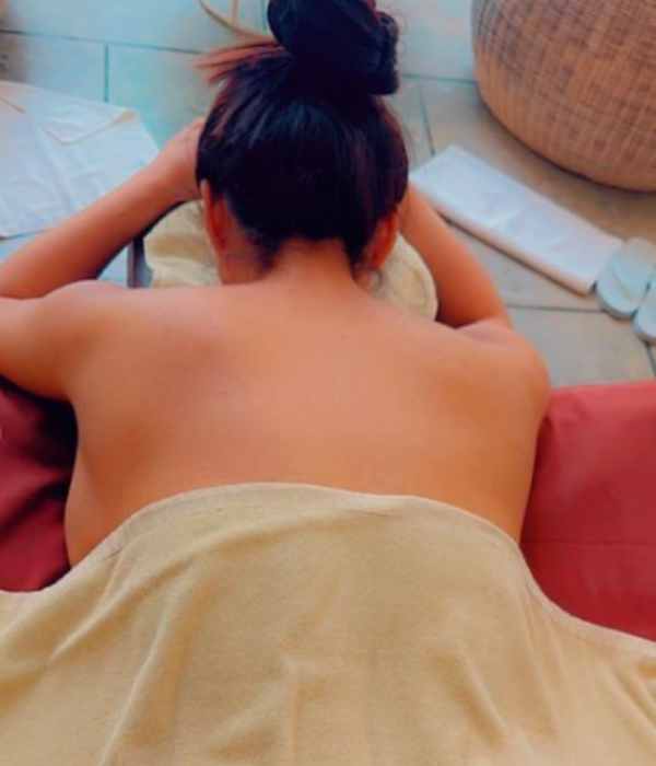 Neha Malik shares topless massage video at Malaysian spa 