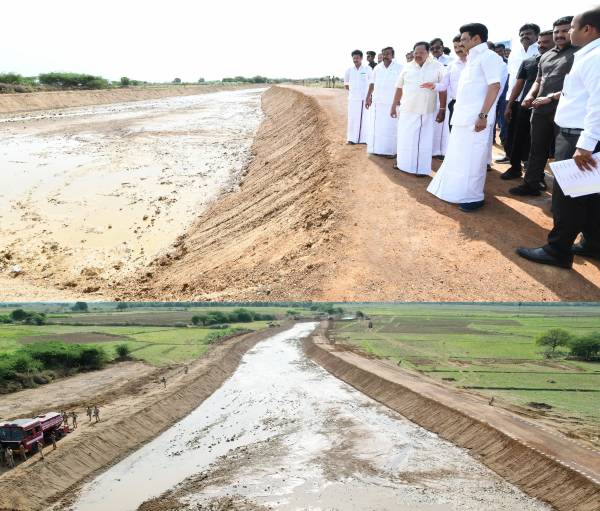 Chief Minister Stalin has directly inspected the dredging works today 