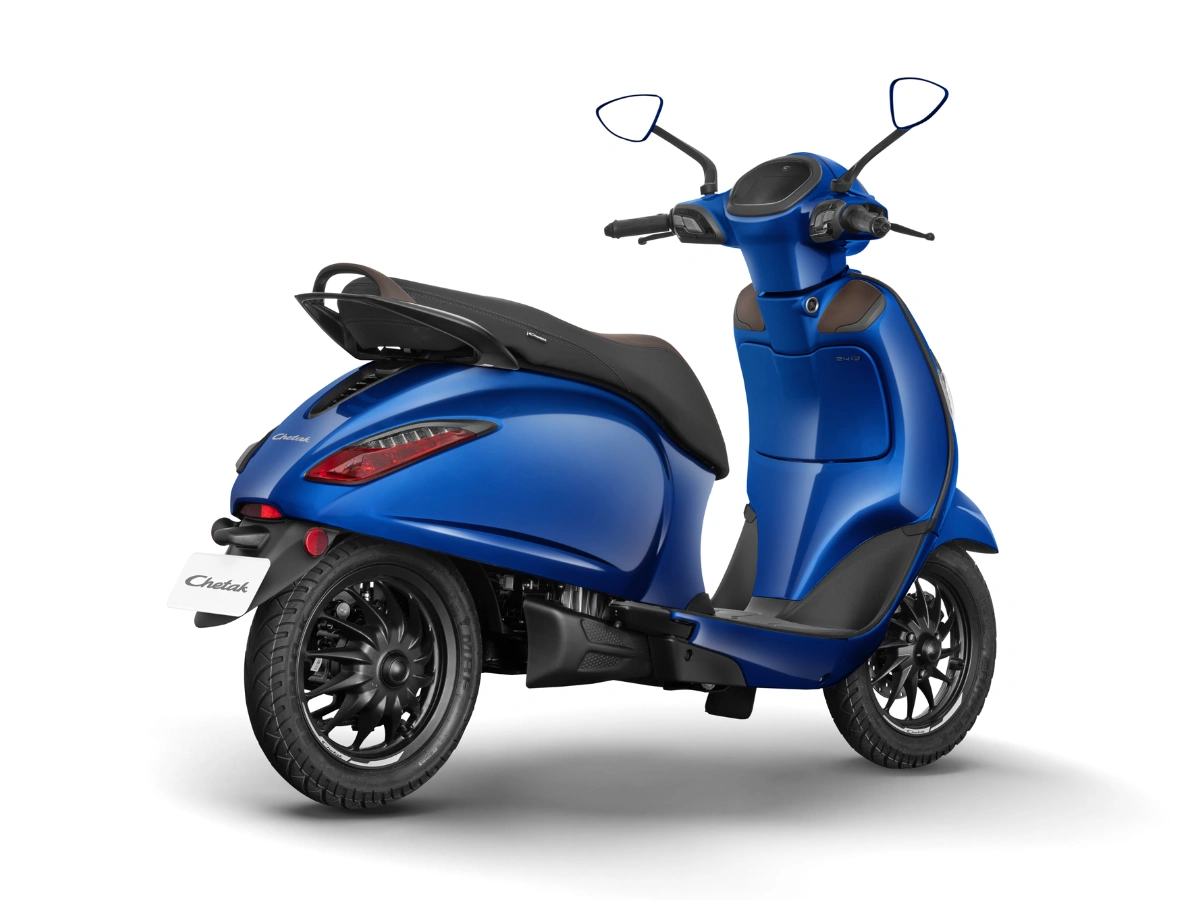 2024 bajaj chetak e scooter rear