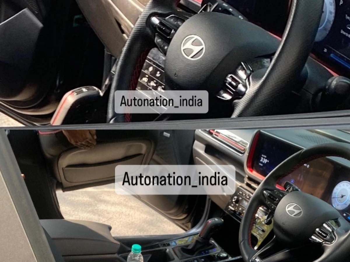 hyundai creta n line spied interior