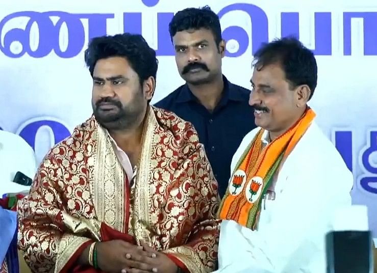 ஜோஸ் சார்லஸ் மார்ட்டினுடன் பா.ஜ.க எம்.எல்.ஏ ஜான்குமார்