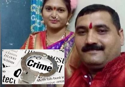 pooja with husband