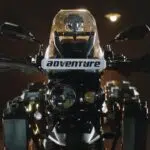 2025 yezdi adventure new headlight