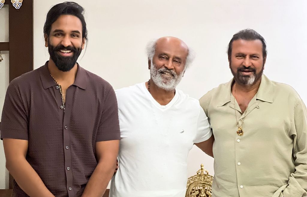 ரஜினிகாந்த்- மோகன் பாபு - விஷ்ணு மஞ்சு