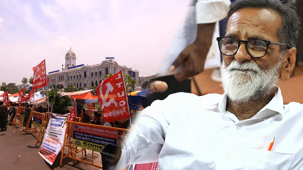 எஸ்.குமாரசாமி - தூய்மைப் பணியாளர் போராட்டம்