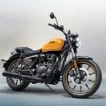 2025 royal enfield meteor 350 fireball orange 1