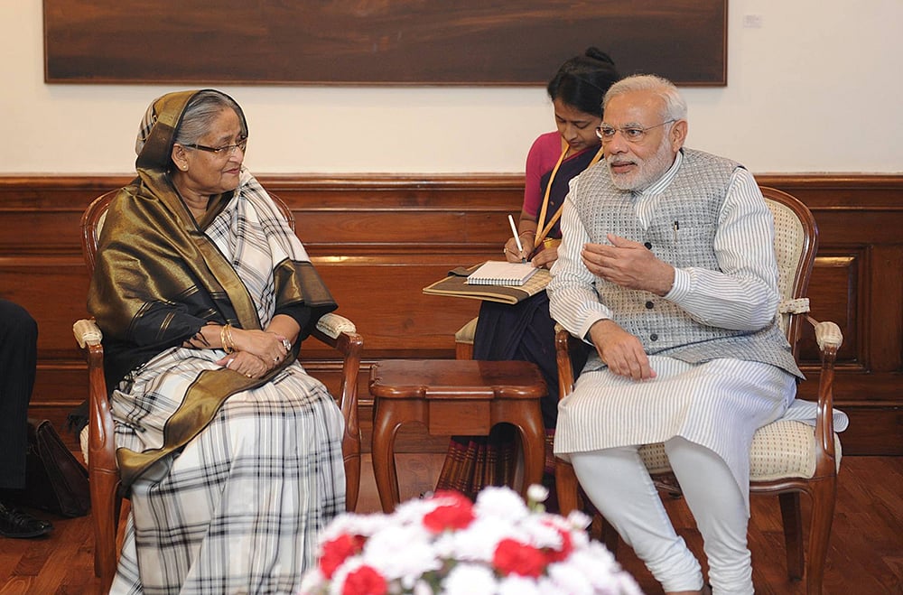 ஷேக் ஹசீனா, மோடி