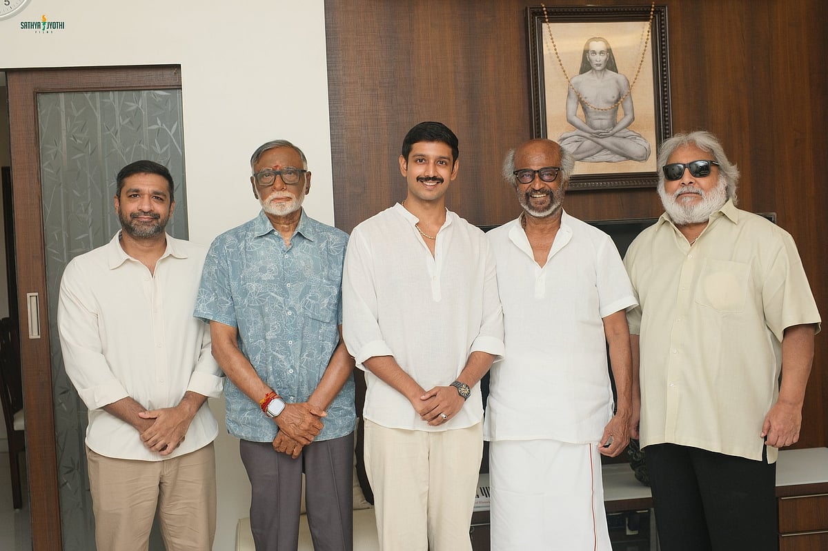 Rajini with Dharshan Ganesan