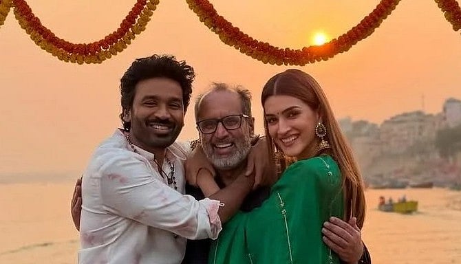 ஆனந்த் எல் ராய், கிருத்தி சனான், தனுஷ்