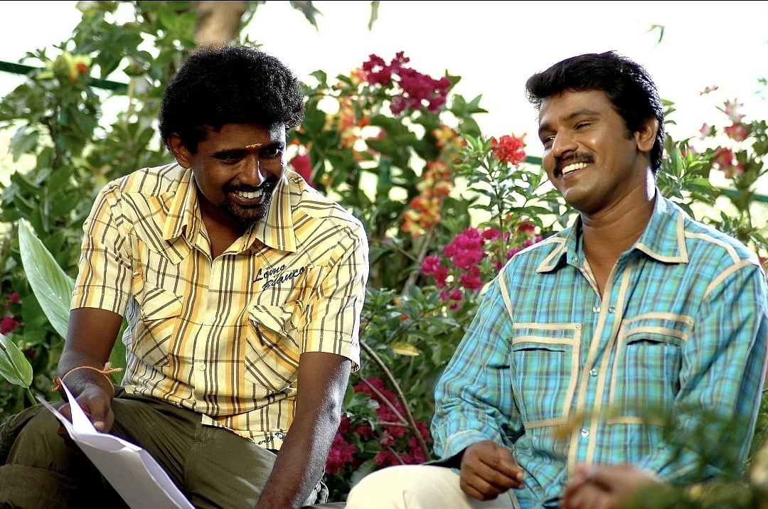 KP Jagan with Cheran