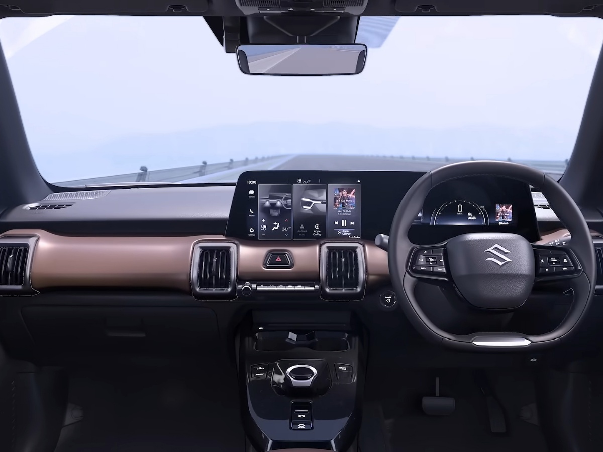 new Maruti Suzuki e vitara dashboard