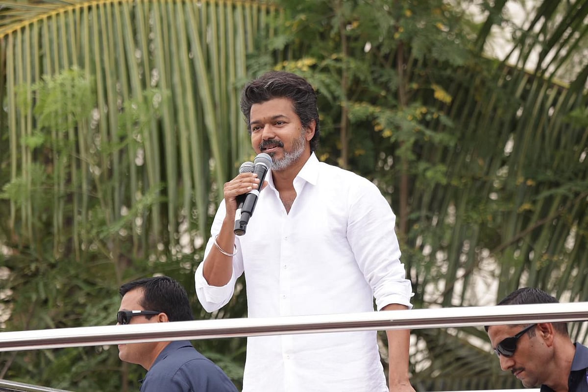 தவெக தலைவர் விஜய்